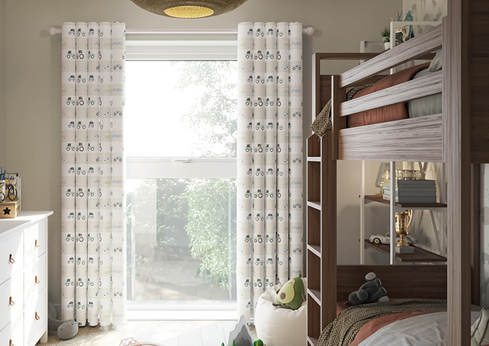 Brum Brum, Roadtrip - Made to Measure Curtains - Image 3